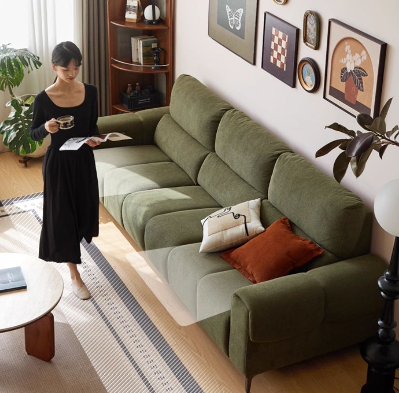 Fabric Electric-Retractable Sofa