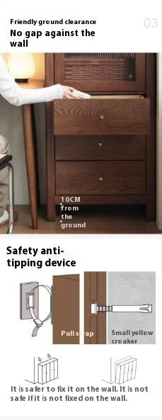 Solid Rubberwood, Oak Solid Wood Modern Bookcase