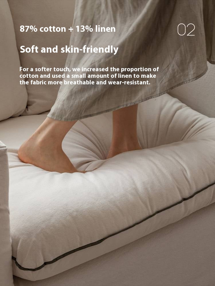 Fabric Wabi Sabi Style Washable Armchair