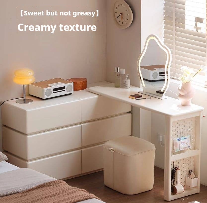 Solid Rubberwood Modern Dressing Table