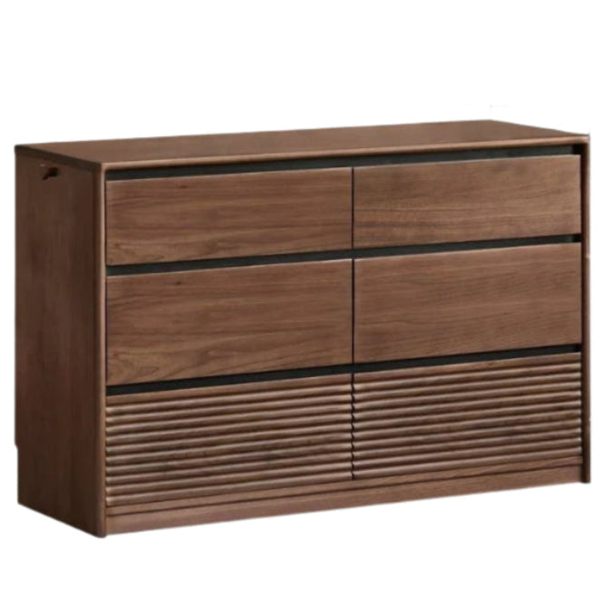 Black Walnut Solid Wood Italian Light Luxury Drawer