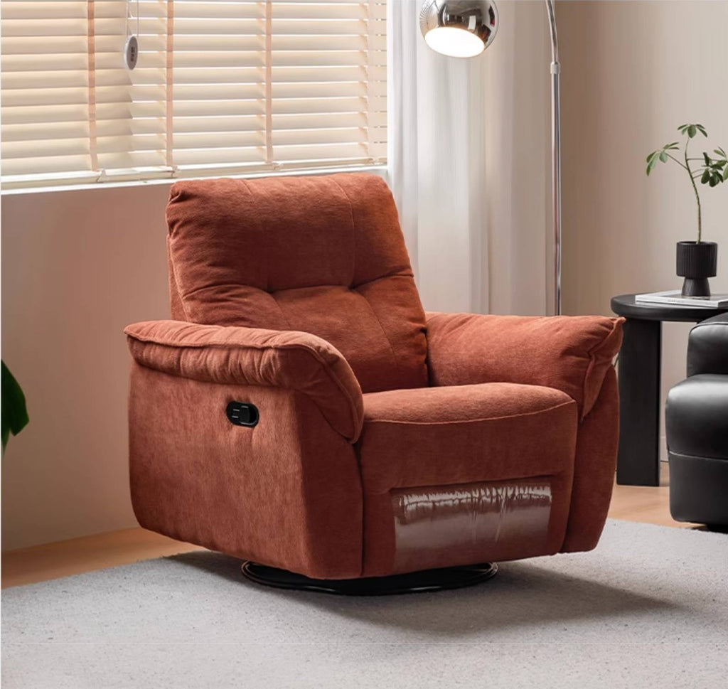 Fabric Modern Style Rocking Armchair