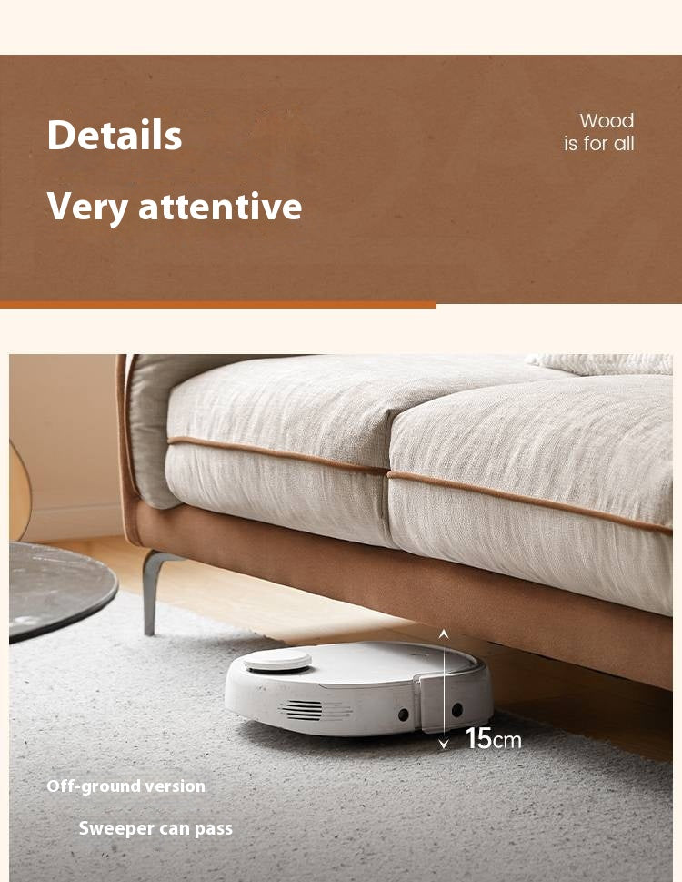 Pine Modern Style High Back Sofa