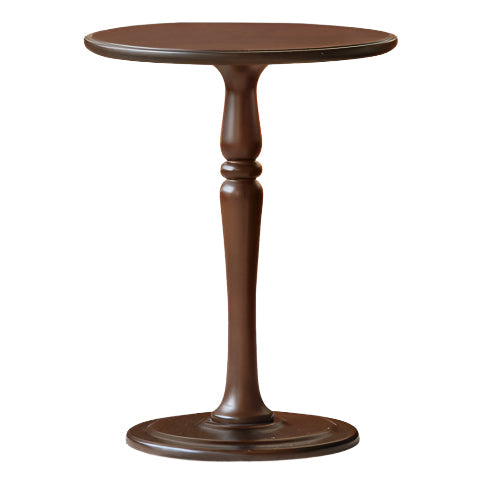 Poplar Solid Wood American Retro Style Round Coffee Table