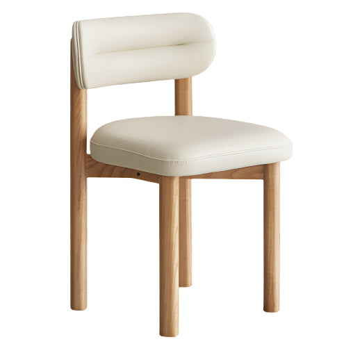 Ash Solid Wood Modern Style Makeup Chair