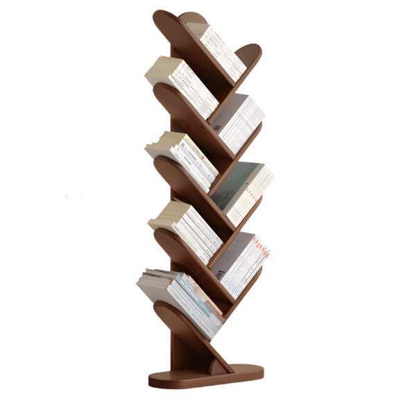 Black Walnut, South American Walnut Solid Wood Layer Rack Bookshelf