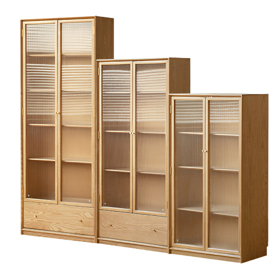 Ash Solid Wood Side Modern Style Cabinet Combination