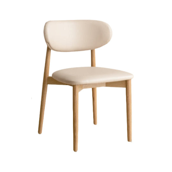 Set 4 pcs Ash Solid Wood Modern Soft Dining Chair