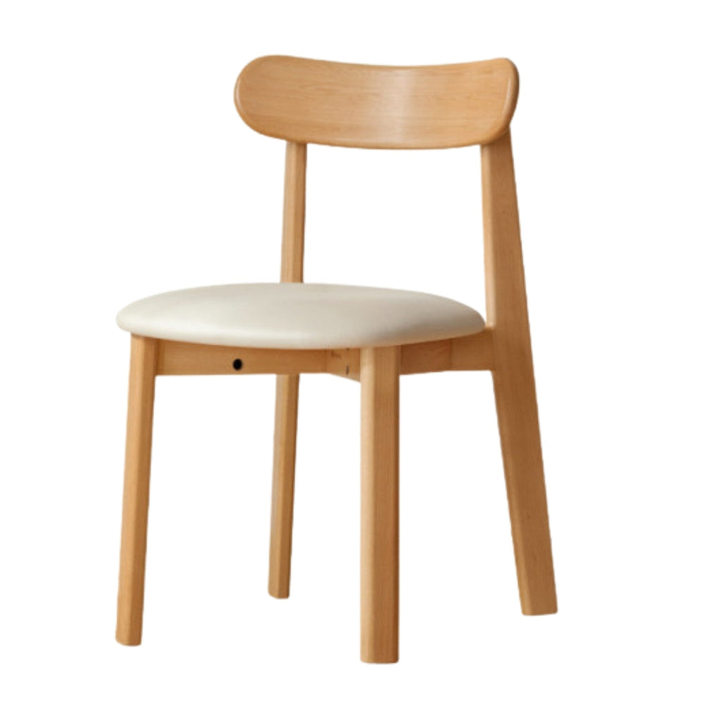 Beech, Oak Solid Wood Modern Dining Chairs