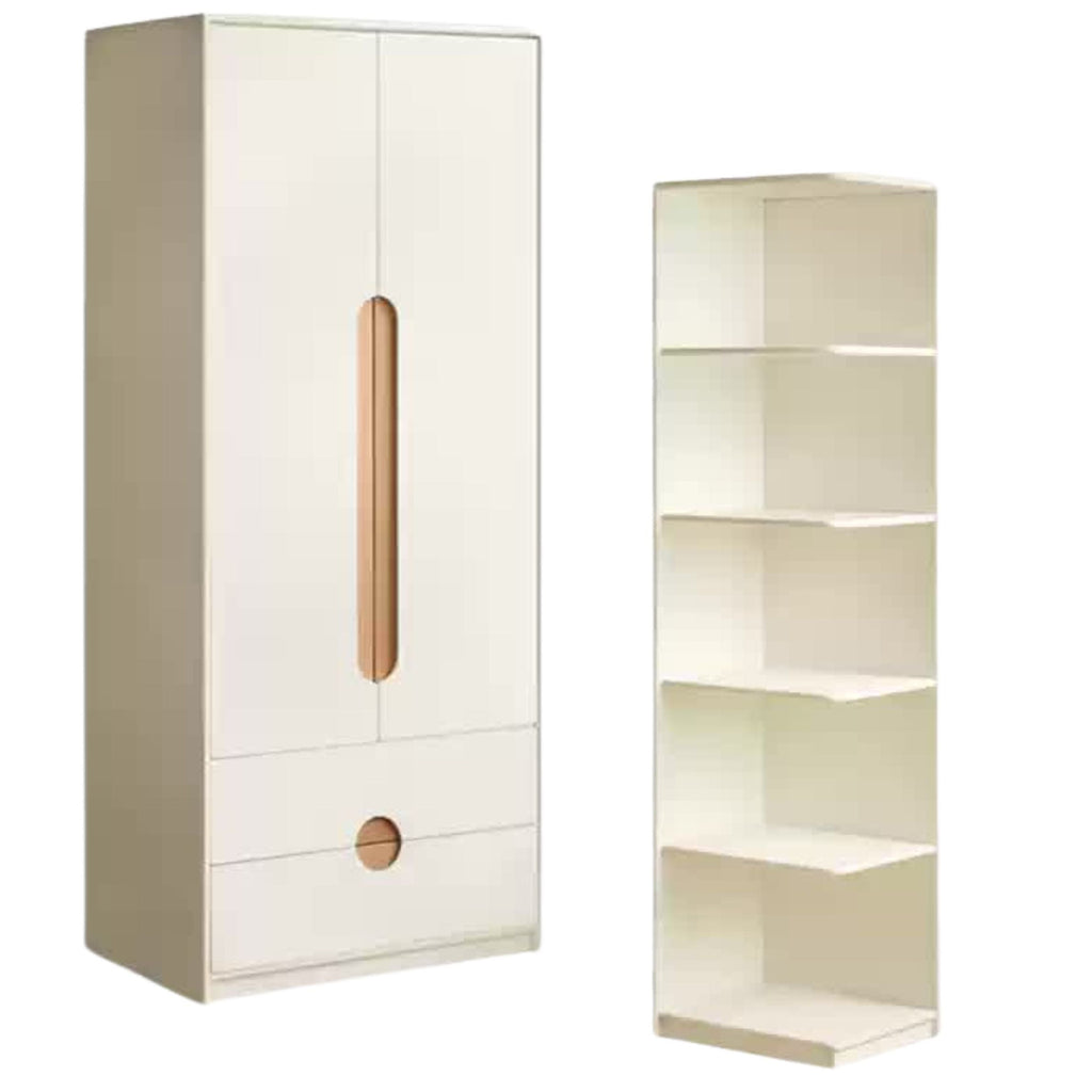Solid Rubberwood, Beech Solid Wood Children's Wardrobe