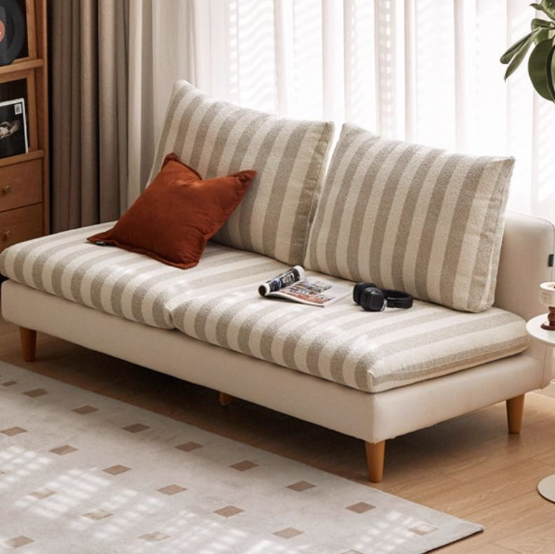 Beech, Fabric Cotton And Linen Sofa