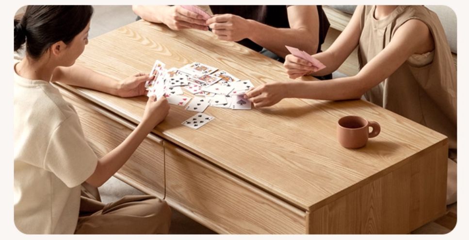 Ash, Oak Solid Wood Solid Wood Tea Table