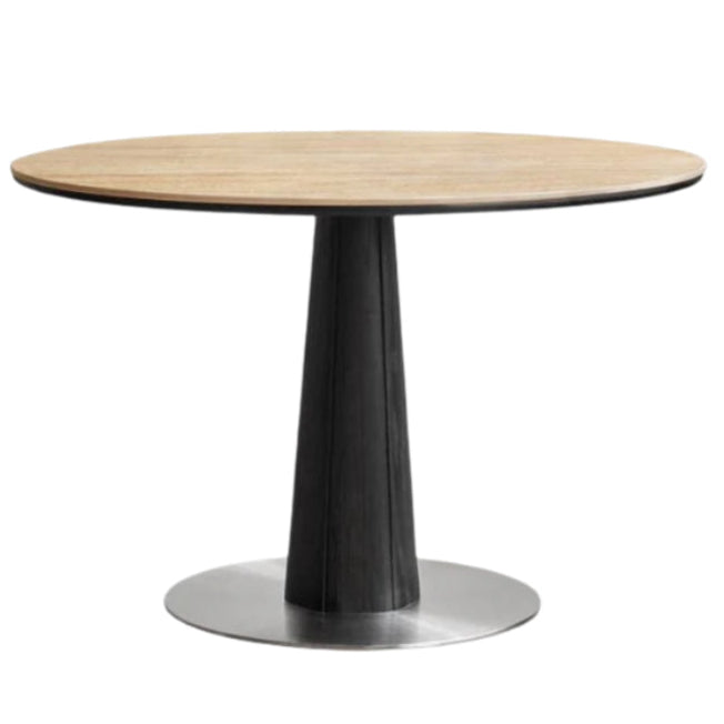 Oak Solid Wood Bauhaus Rock Plate Dining Table