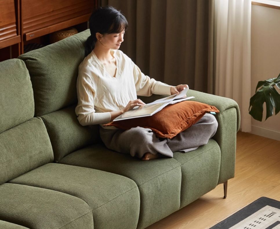 Fabric Electric-Retractable Sofa