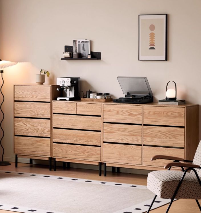 Oak Solid Wood Chest of Drawers