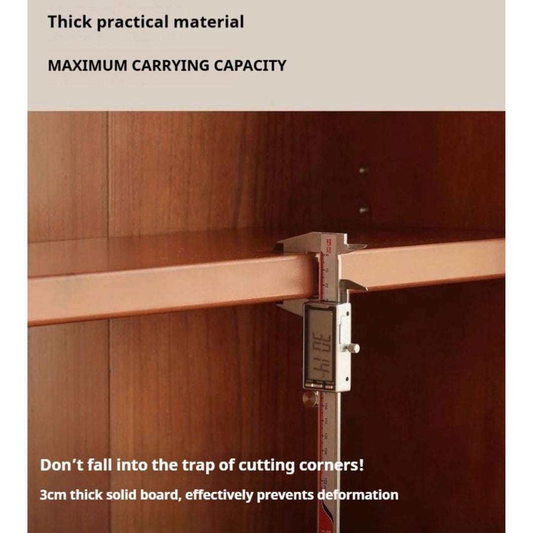 Poplar Solid Wood Combination Bookshelf Antique Style