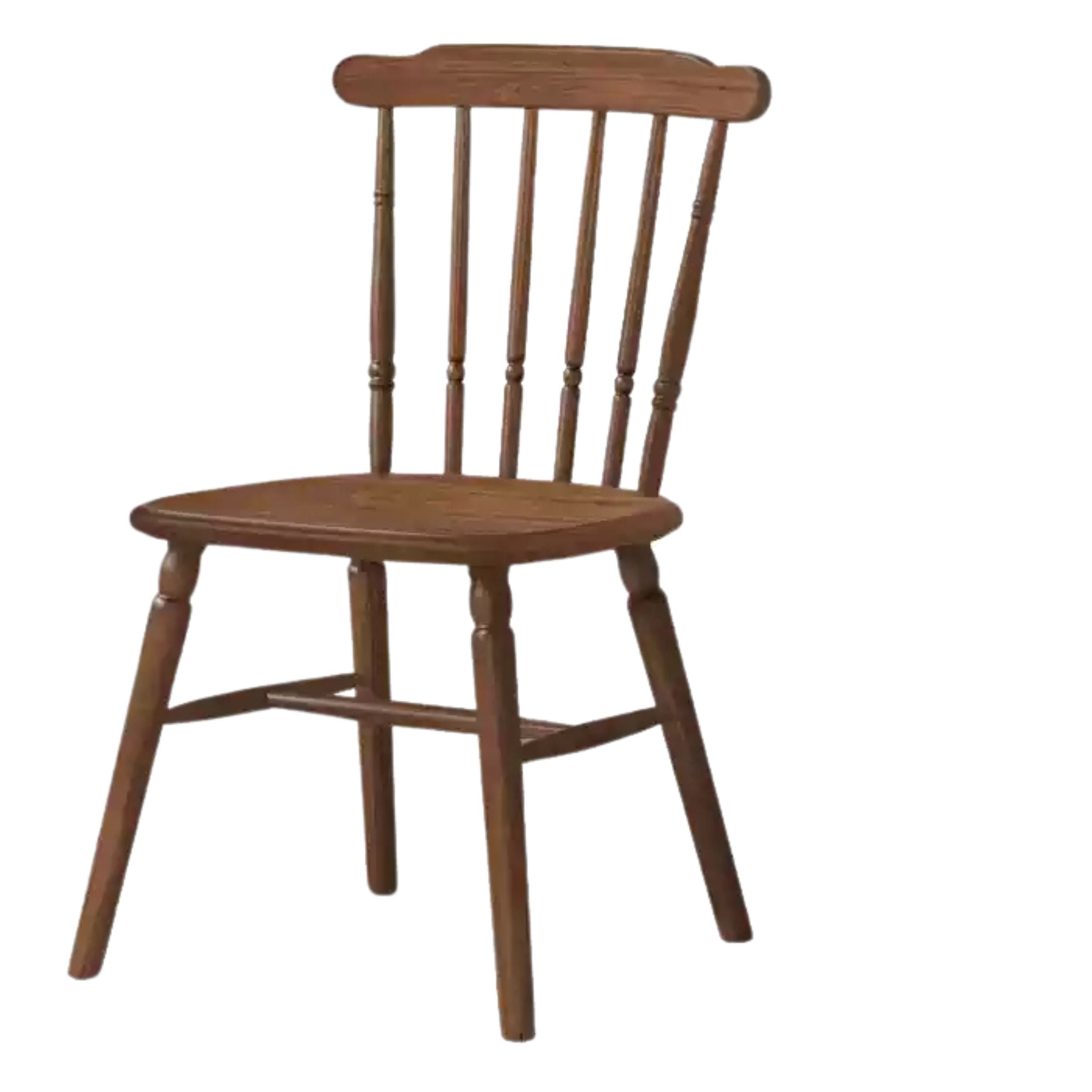 Set 4 pcs Black Walnut Solid Wood Dining Chair