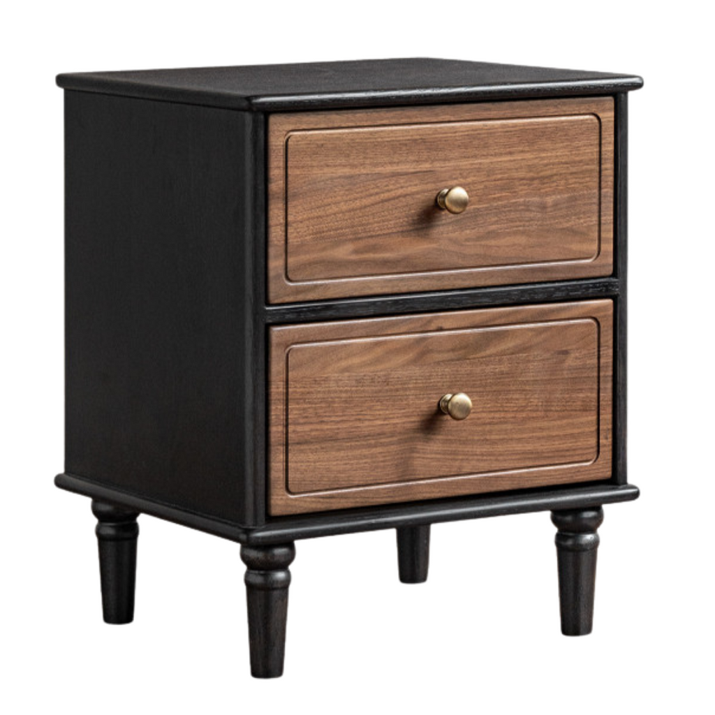 Oak Solid Wood American Retro Nightstand
