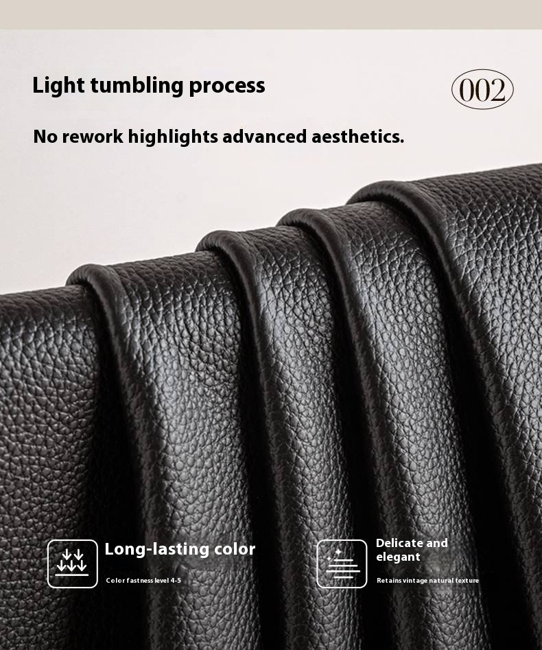 Genuine Leather Luxury Soft Bed