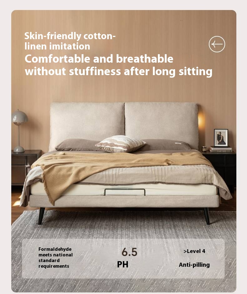 Fabric Soft Multifunctional Luminous Bed