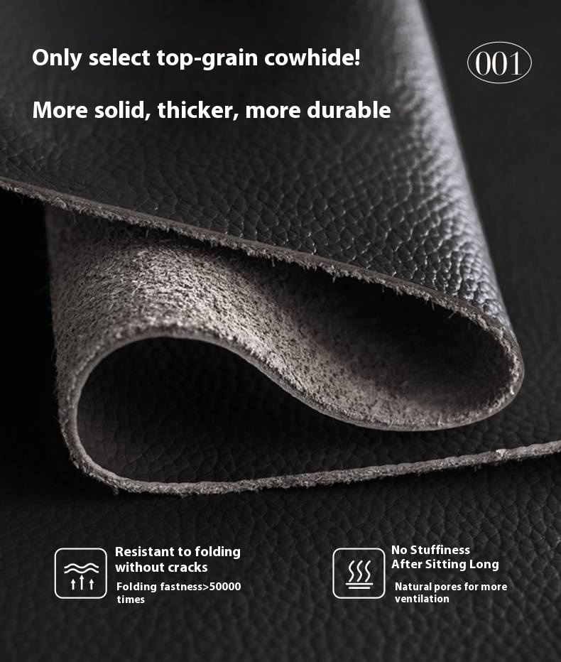 Genuine Leather Luxury Soft Bed