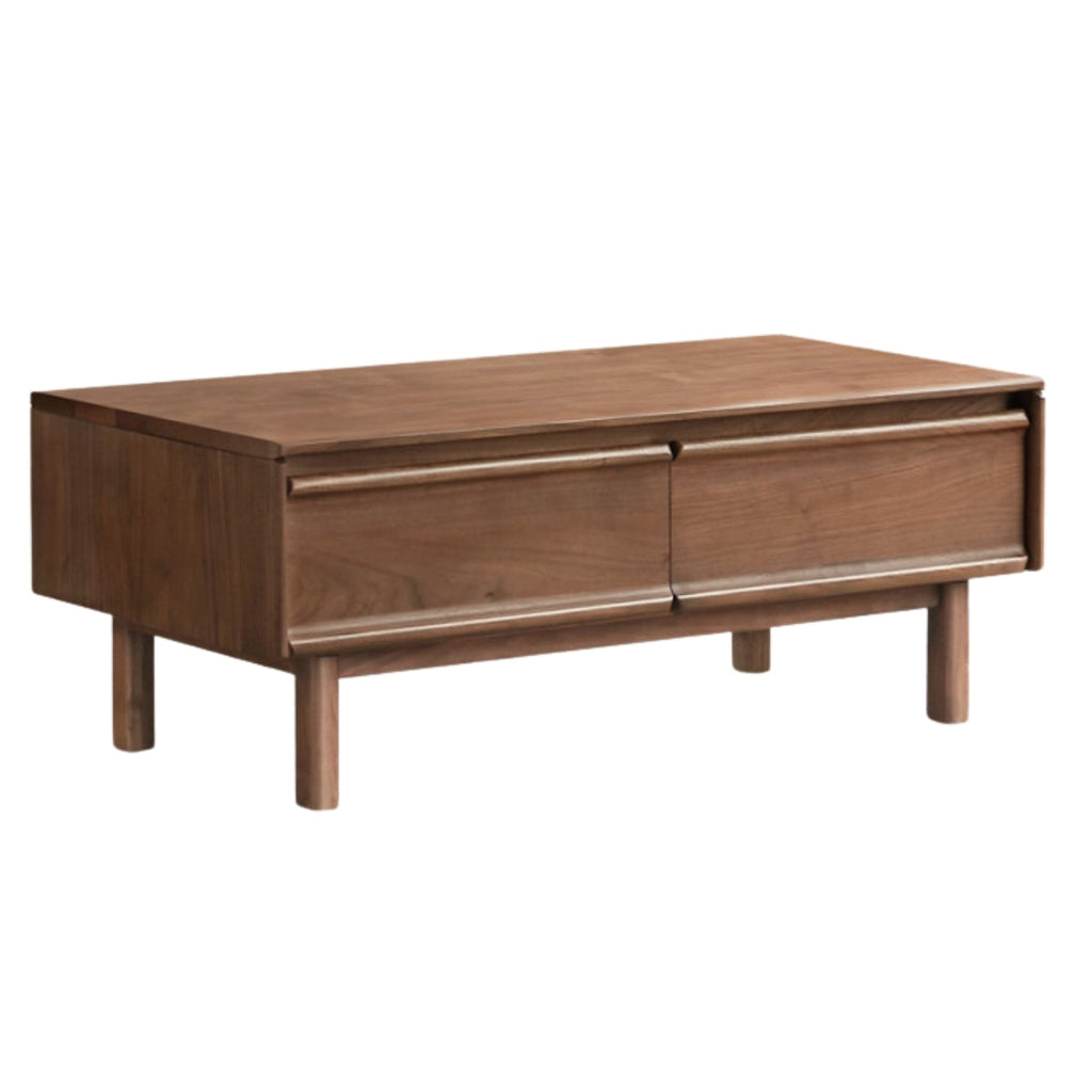 Black Walnut Solid Wood Modern Coffee Table