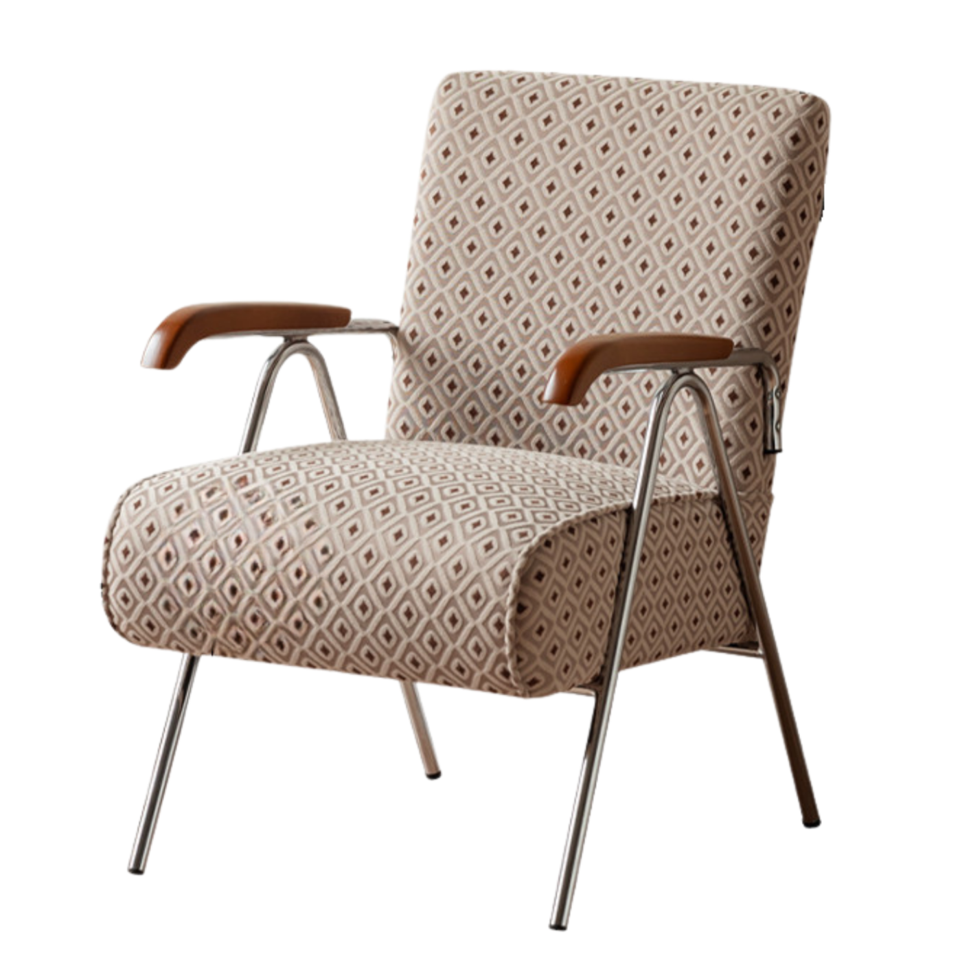 Beech Solid Wood Fabric Sofa Chair