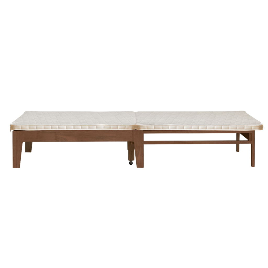 Oak, Solid RubberWood, Beech Solid Wood Sofa Bed Folding Single Bed