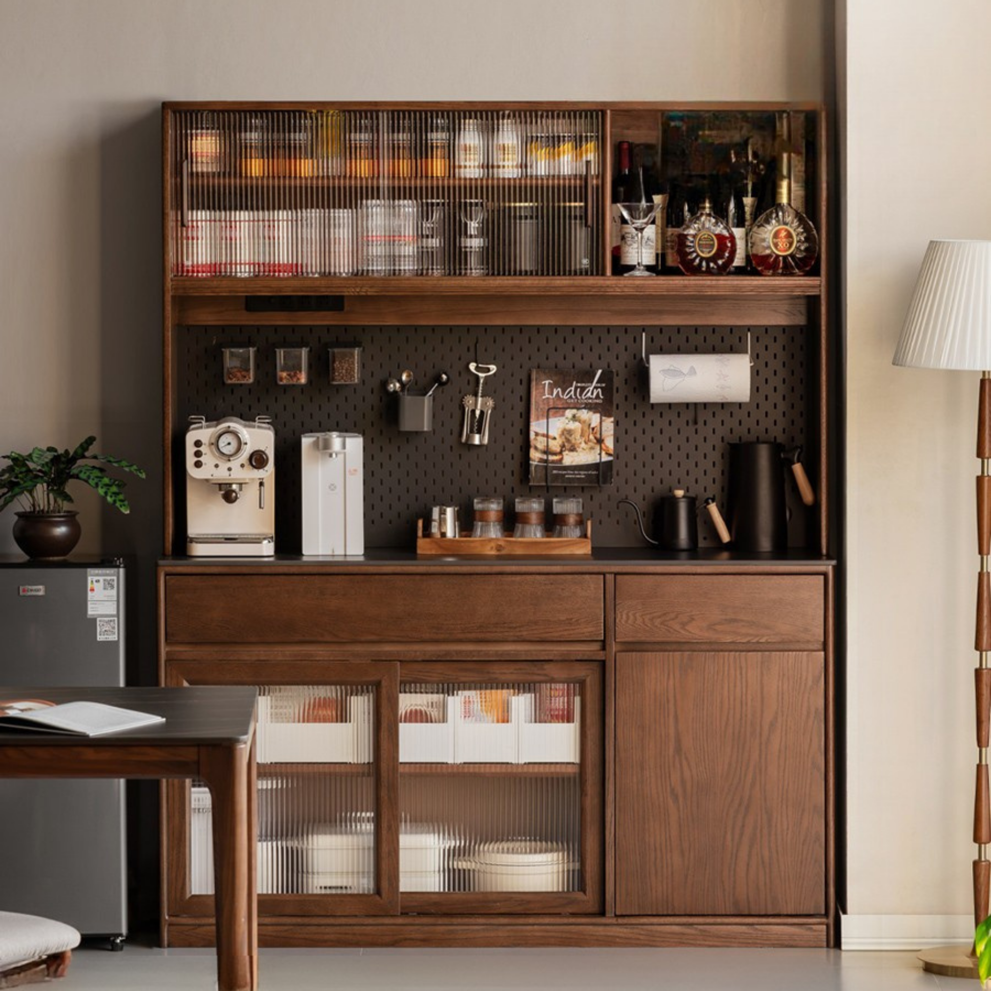 Oak Solid Wood Sideboard Cabinet