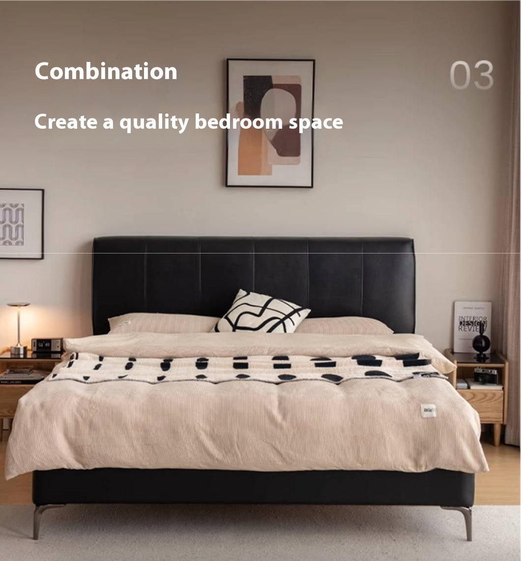 Ash, Cherry, Black walnut, Poplar, Solid Rubberwood Modern Nightstand.