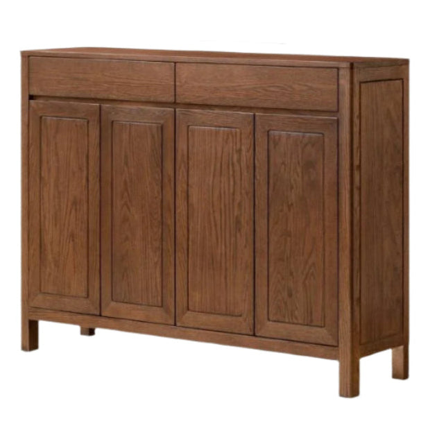 Ash Solid Wood Large Capacity Shoe Cabinet