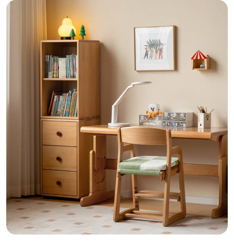 Beech Solid Wood Children's Bucket Cabinet