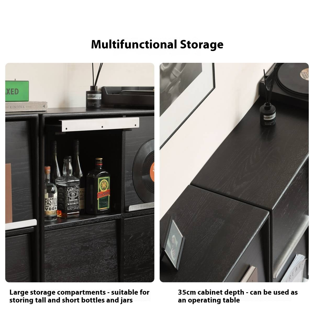 Oak Solid Wood Bauhaus Bookcase Module Combination