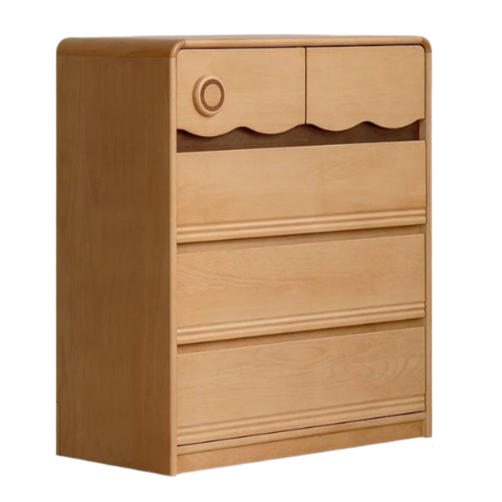 Beech Solid Wood Children's Chest of Drawers