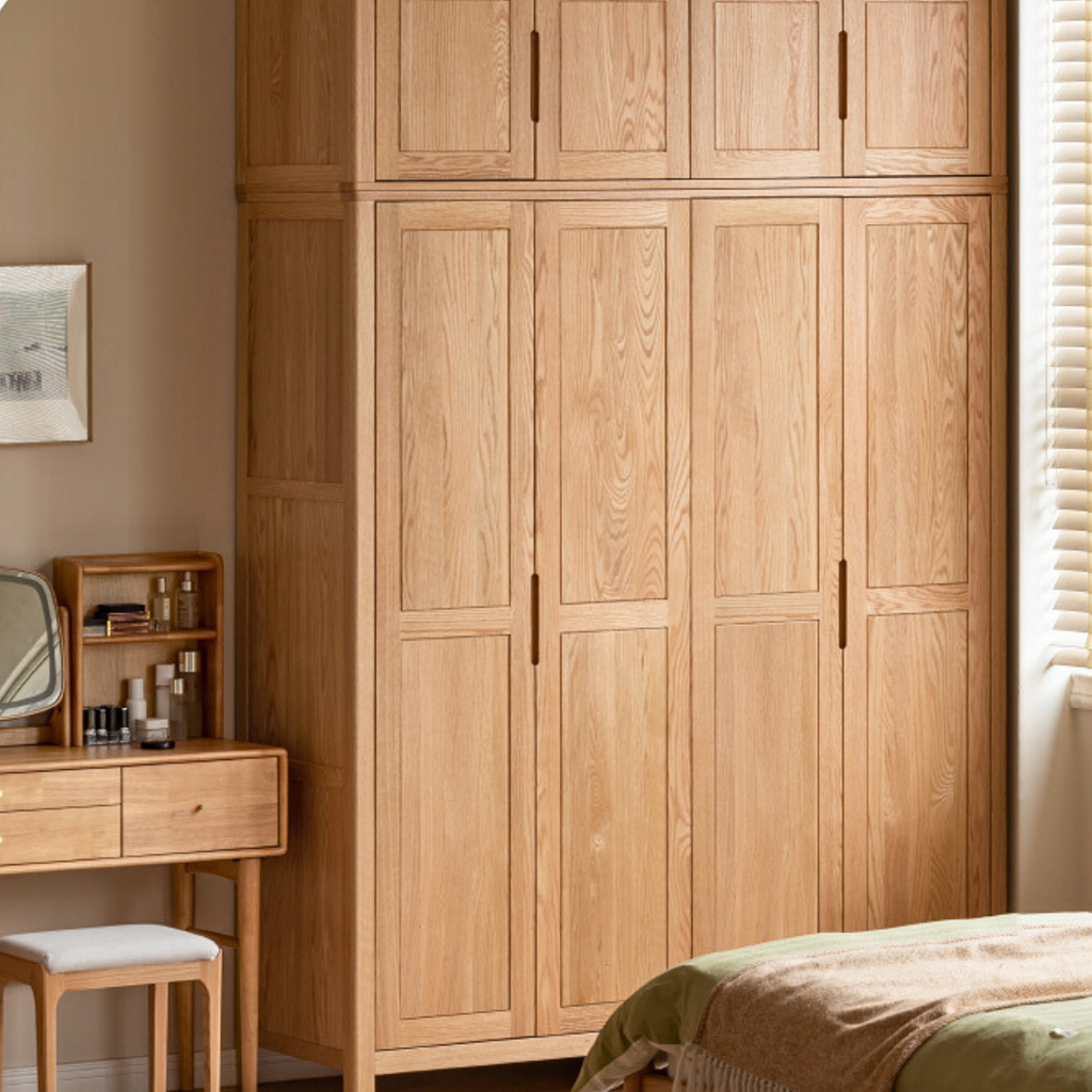 Oak solid wood Wardrobe-USA.