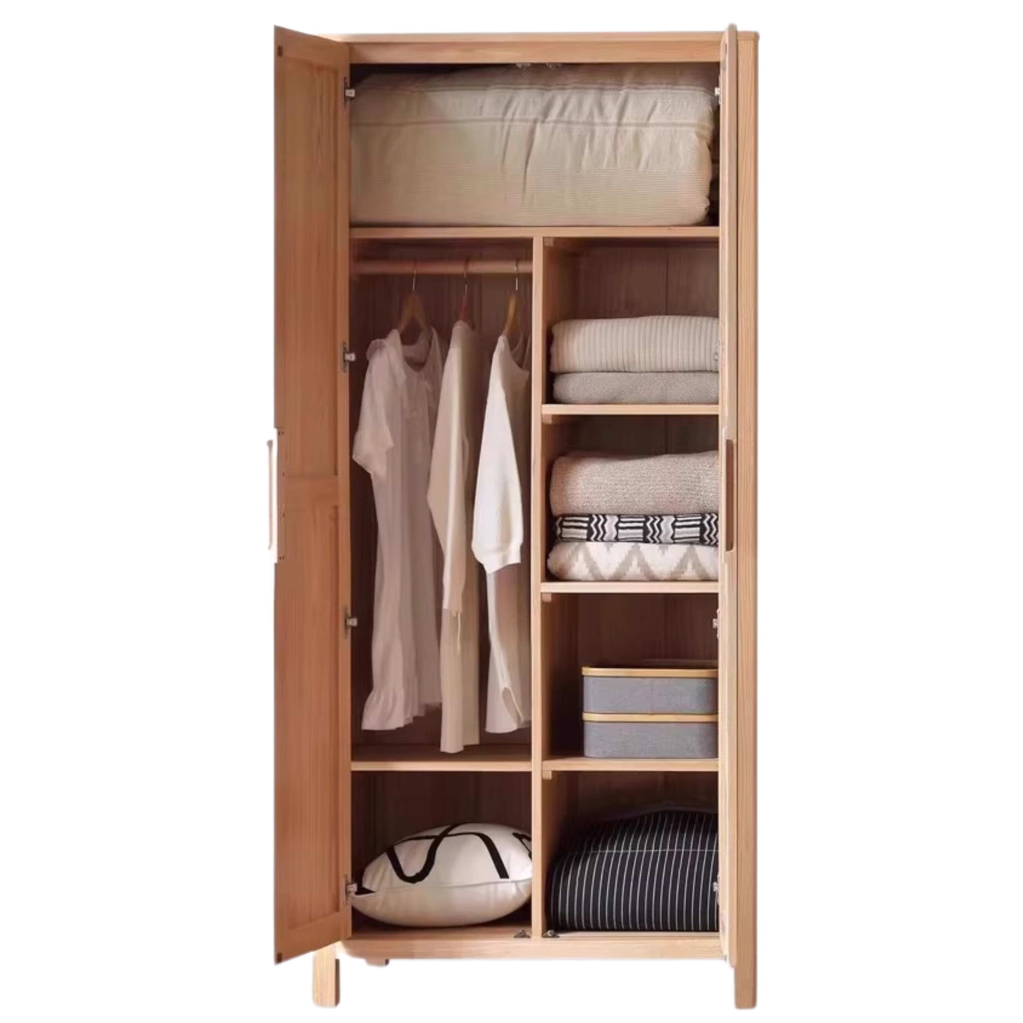 Oak solid wood Wardrobe-USA.