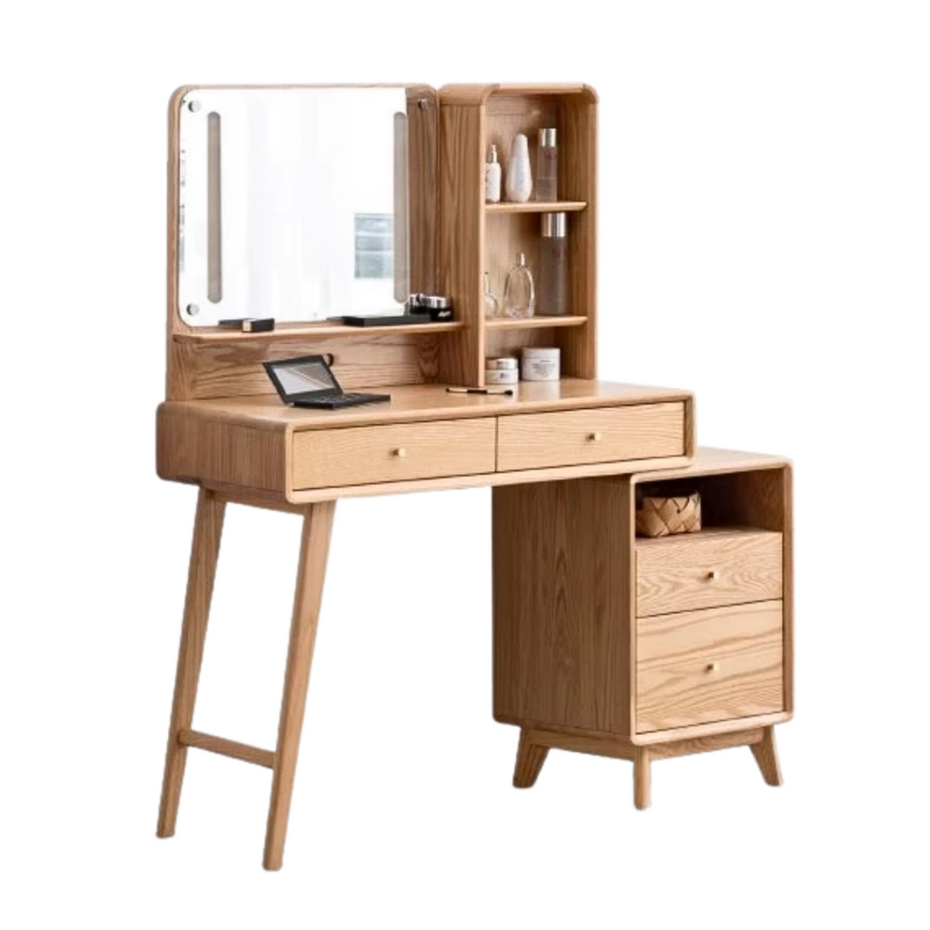 Oak solid wood Dressing Table Telescopic -USA