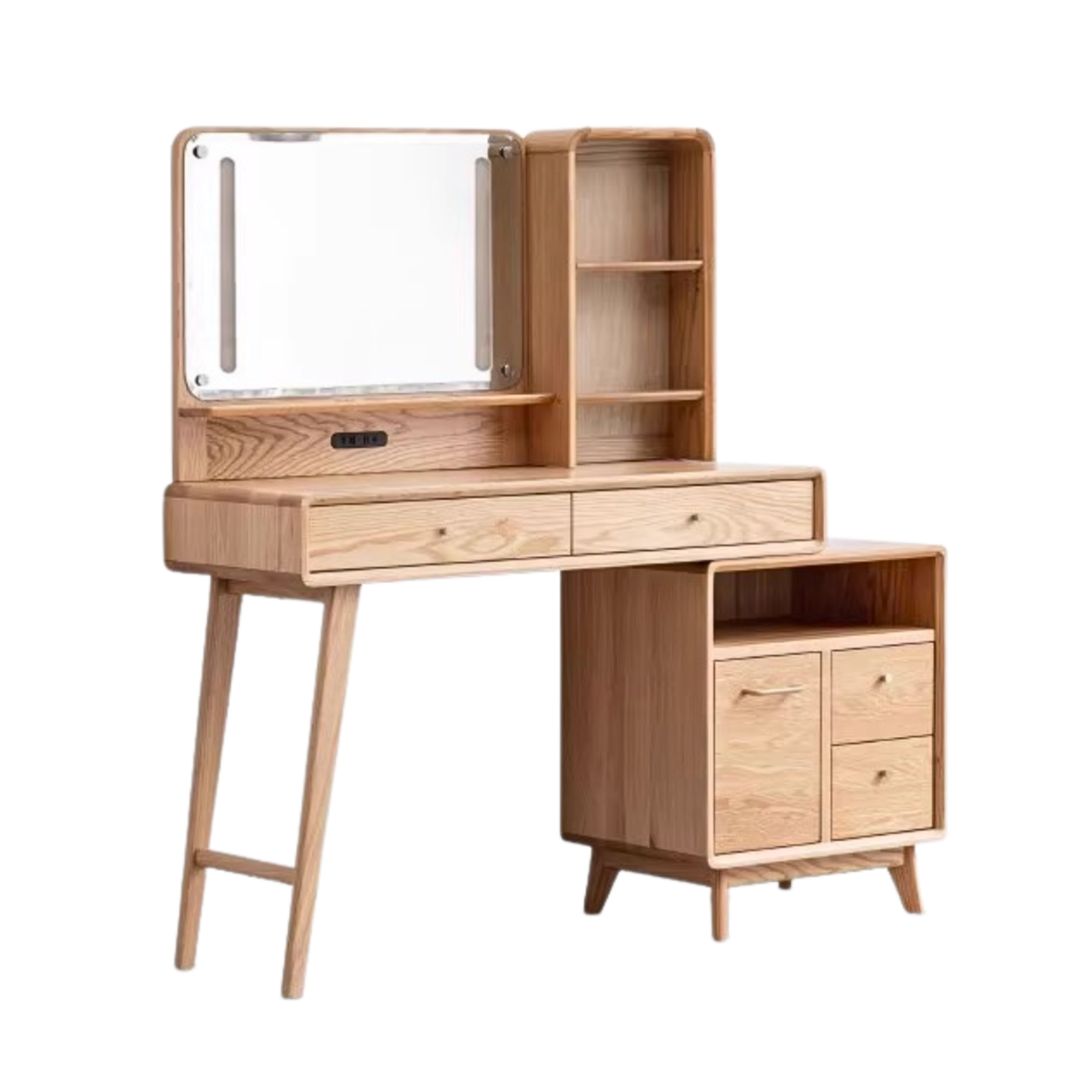 Oak solid wood Dressing Table Telescopic -USA