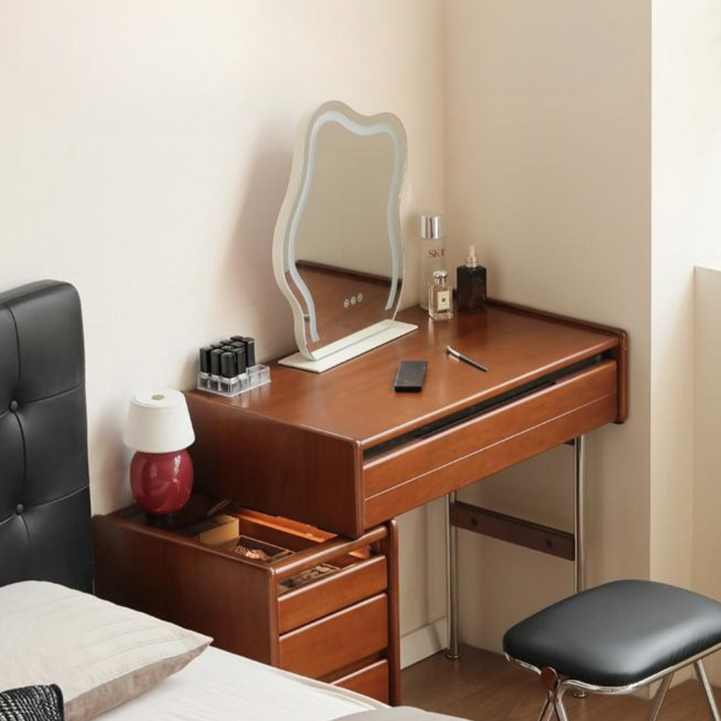 Poplar Solid Wood Bauhaus Multi Functional Dressing Table.