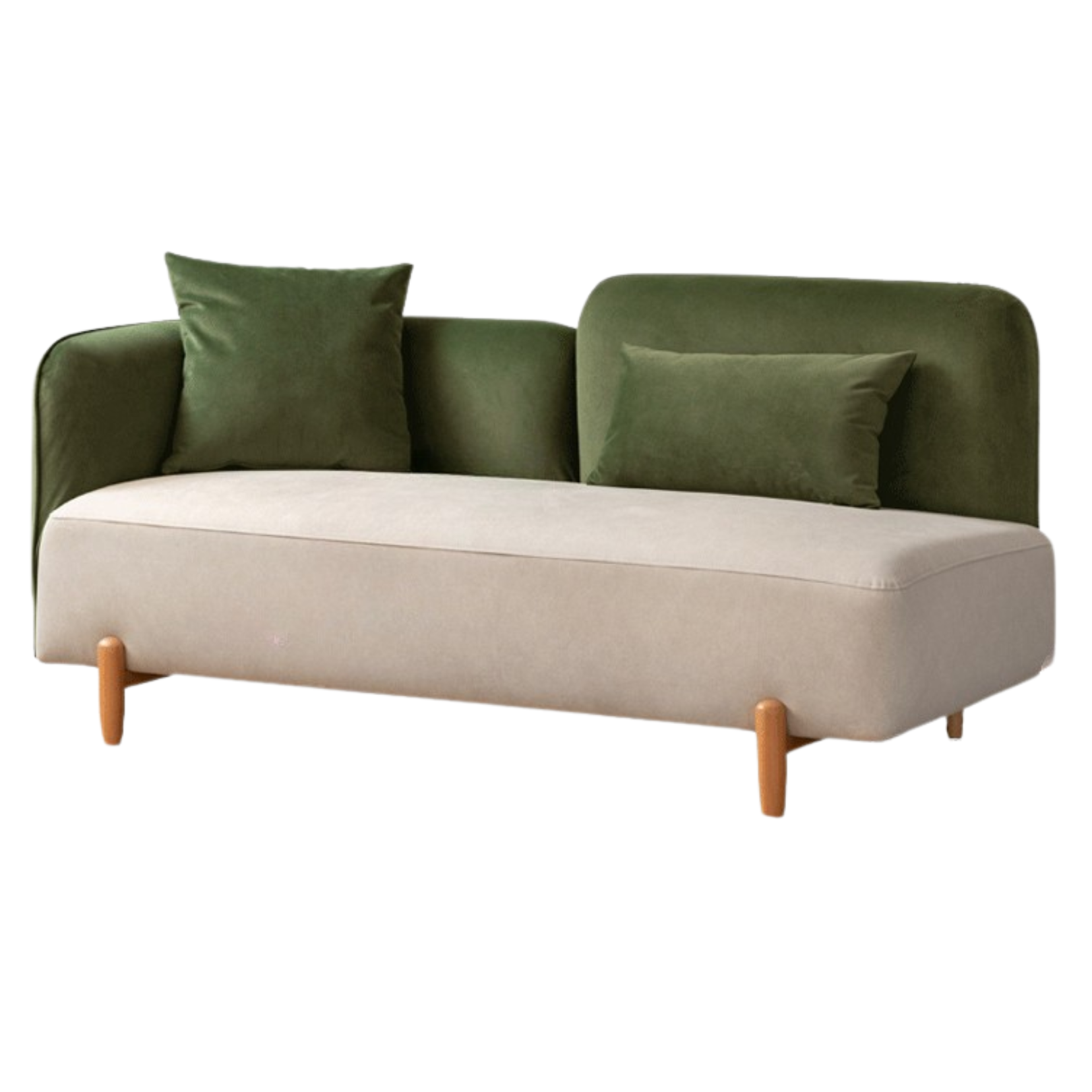 Fabric Modern Simple Double Sofa.
