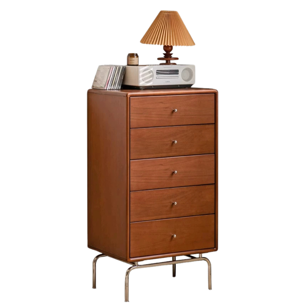 Poplar Solid Wood Ancient Style Wall Drawer Cabinet