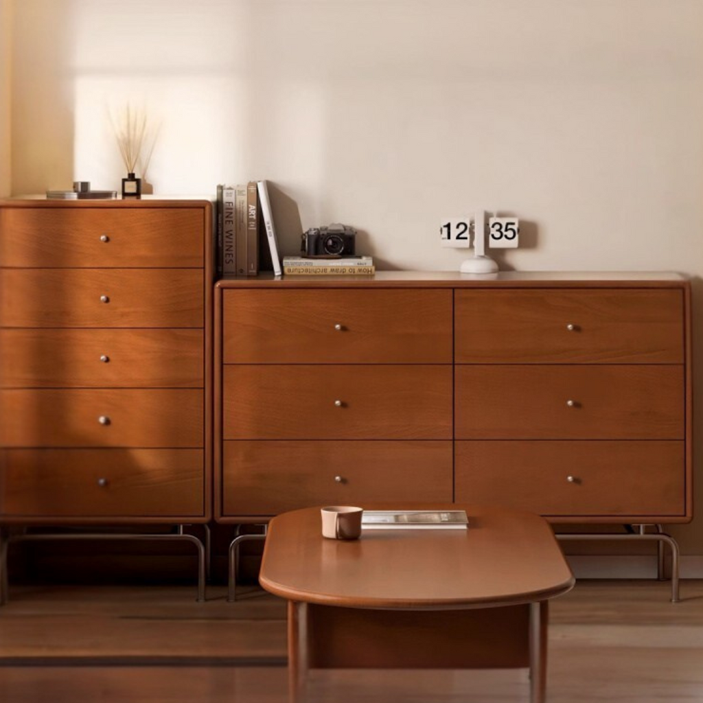 Poplar Solid Wood Ancient Style Wall Drawer Cabinet