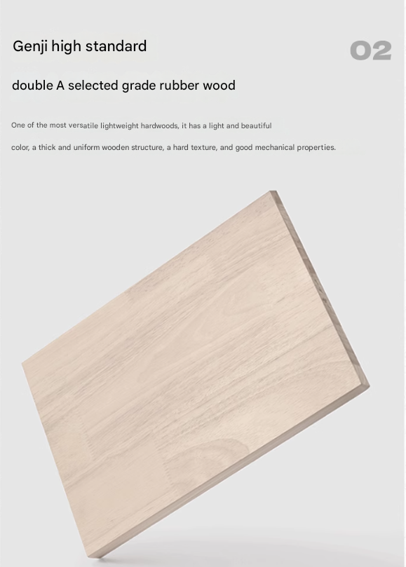 Solid Rubberwood Modern Modular Drawer Cabinet