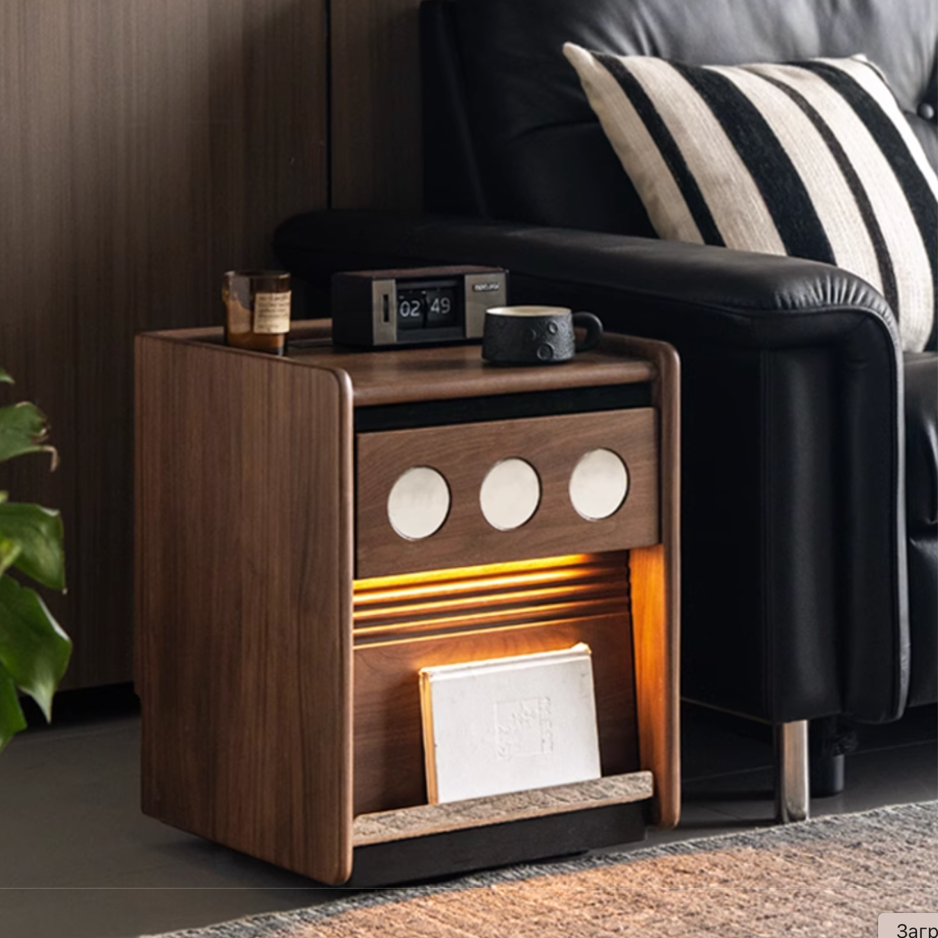 Black Walnut, Cherry, Ash, Poplar Solid Wood Nightstand