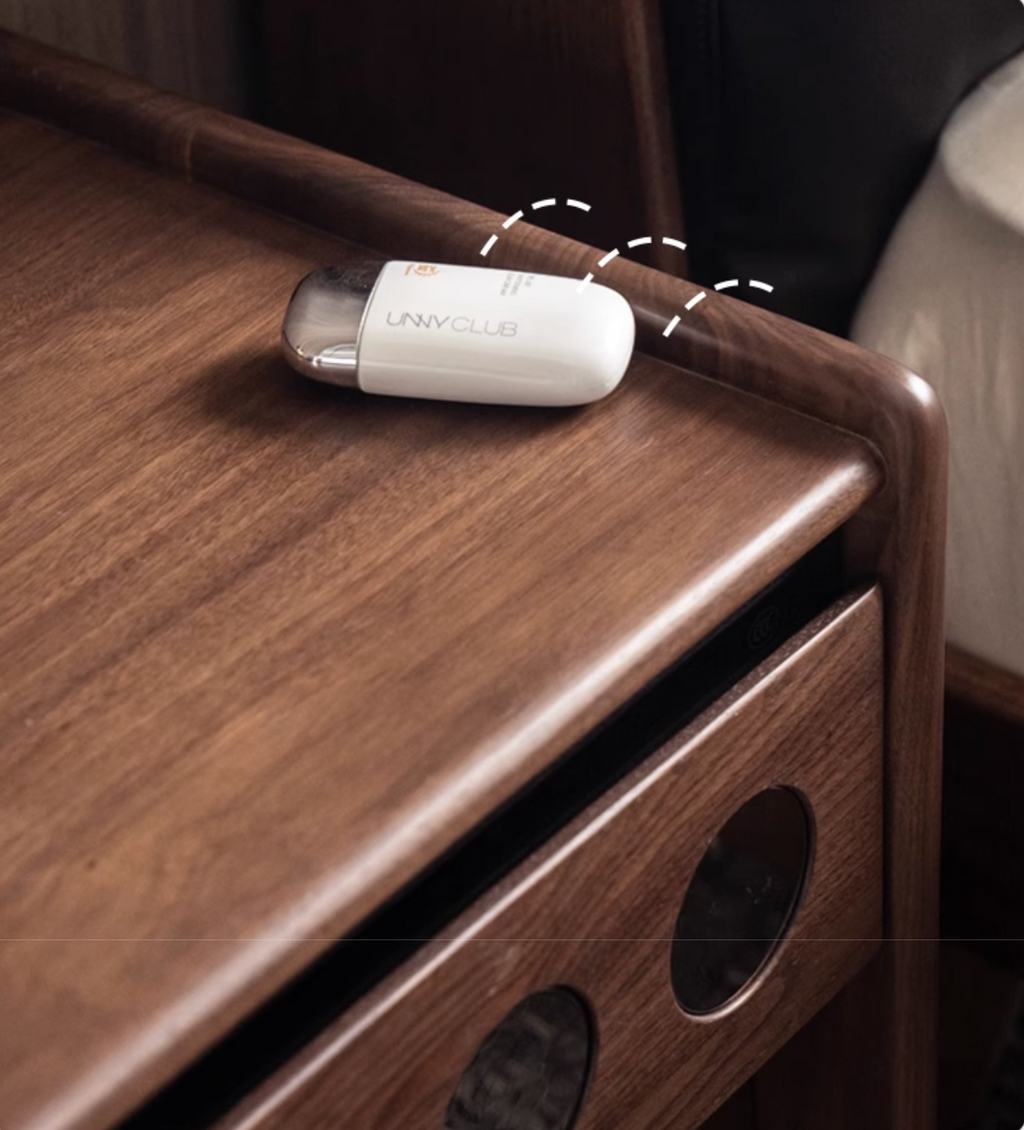 Black Walnut, Cherry, Ash, Poplar Solid Wood Nightstand