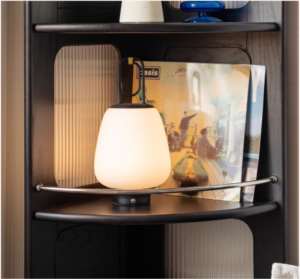 Oak Solid Wood Bauhaus Style Wall Mounted Corner Bookshelf