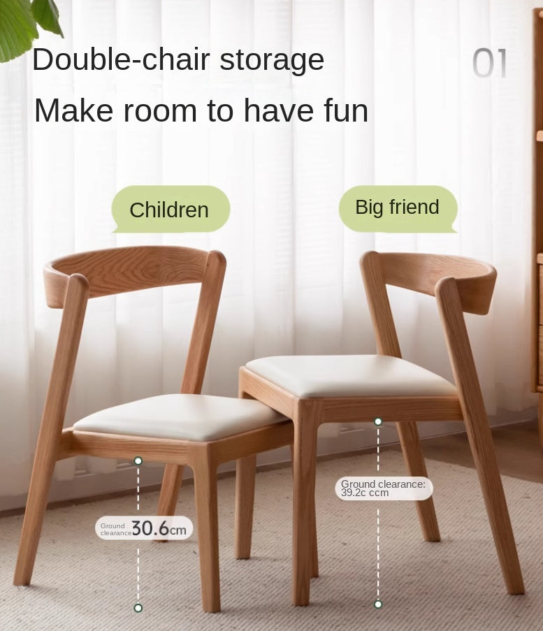 Oak Solid Wood Restaurant Rock Board Dining Table