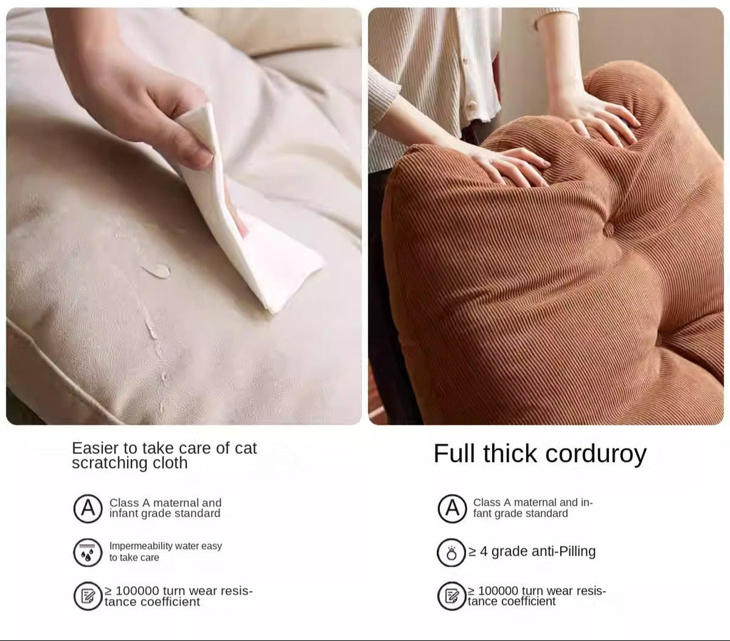 Fabric Retro Rocking Chair