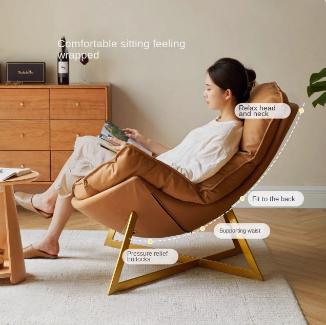 Fabric Modern Light Luxury Nordic Single Chair