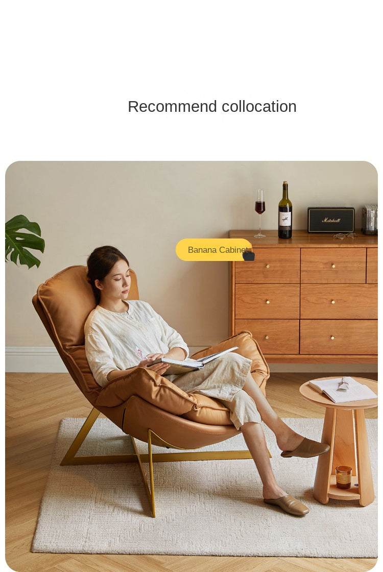 Fabric Modern Light Luxury Nordic Single Chair